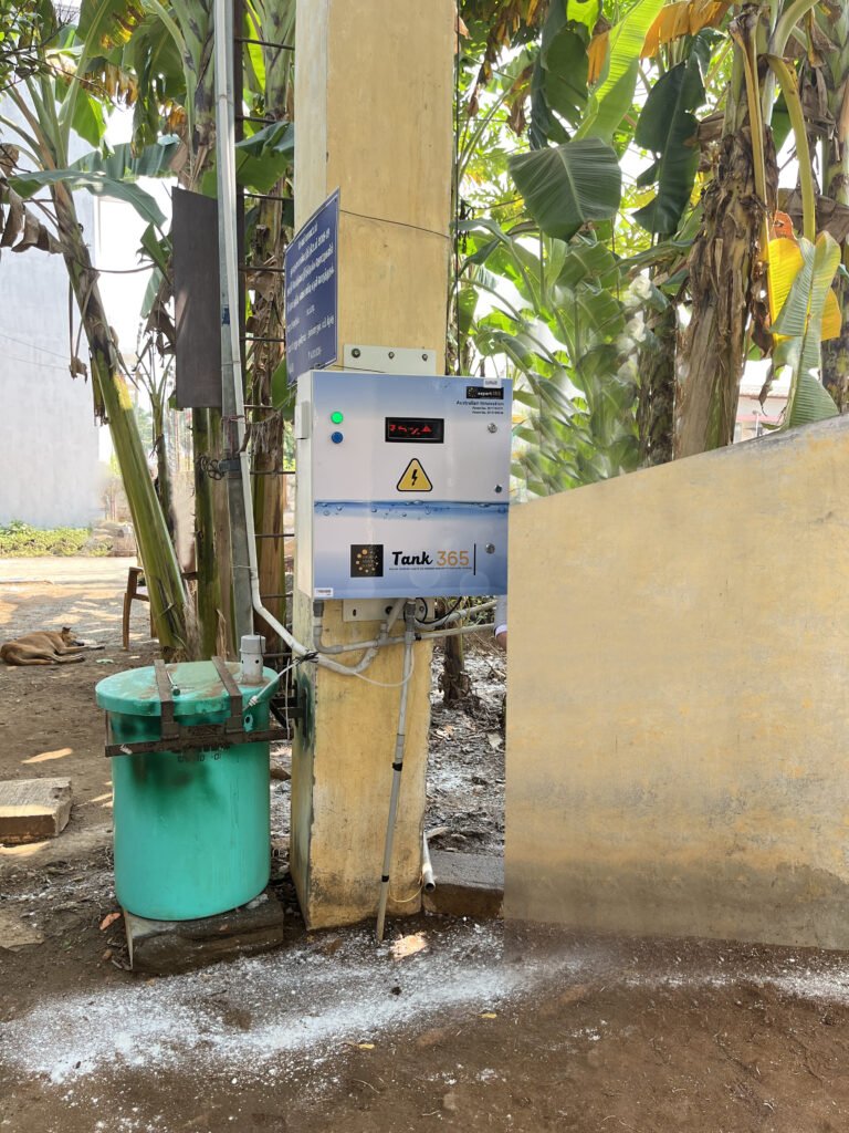 Tank365 installation at an overhead water storage tank